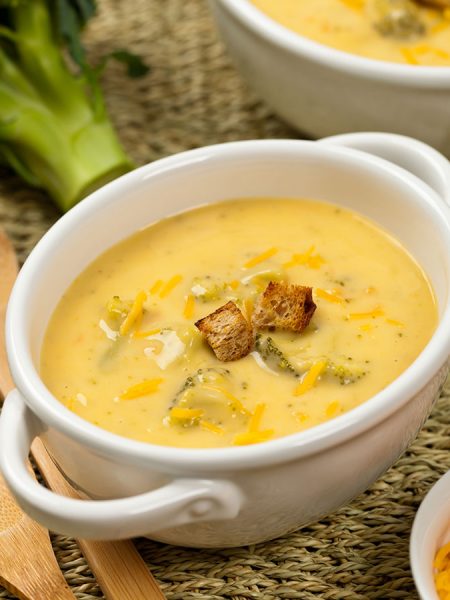 Σούπα λαχανικών με κρουτόν