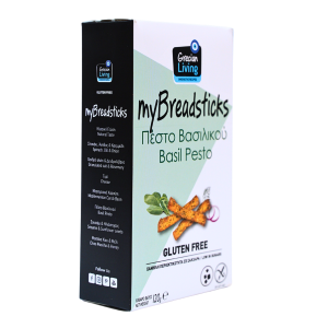 Κριτσίνια χωρίς γλουτένη - Πέστο Βασιλικού 